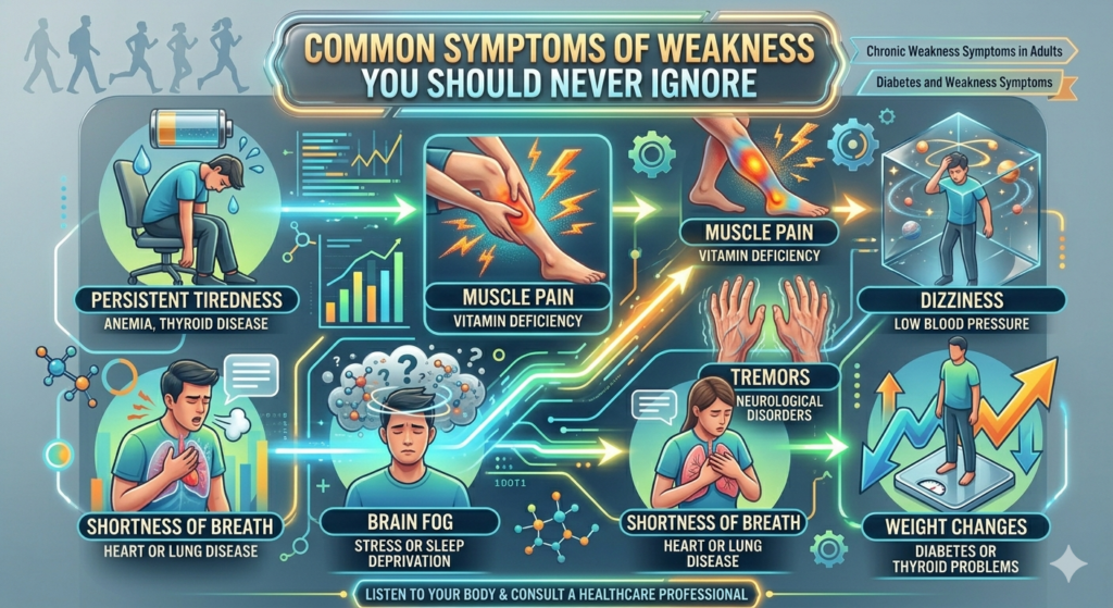 Common Symptoms of Weakness You Should Never Ignore