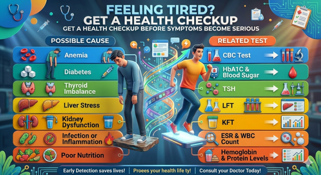 Feeling Tired? Get Health Checkup Before Symptoms Become Serious