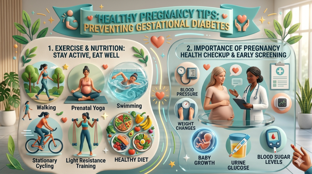 Healthy Pregnancy Tips to Prevent Gestational Diabetes