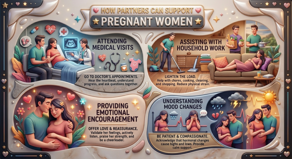 How Partners Can Support Pregnant Women