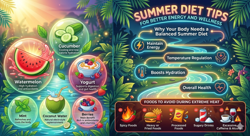 Summer Diet Tips for Better Energy and Wellness