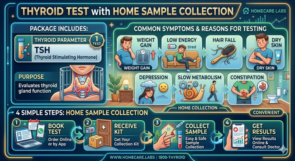 Thyroid Test with Home Sample Collection