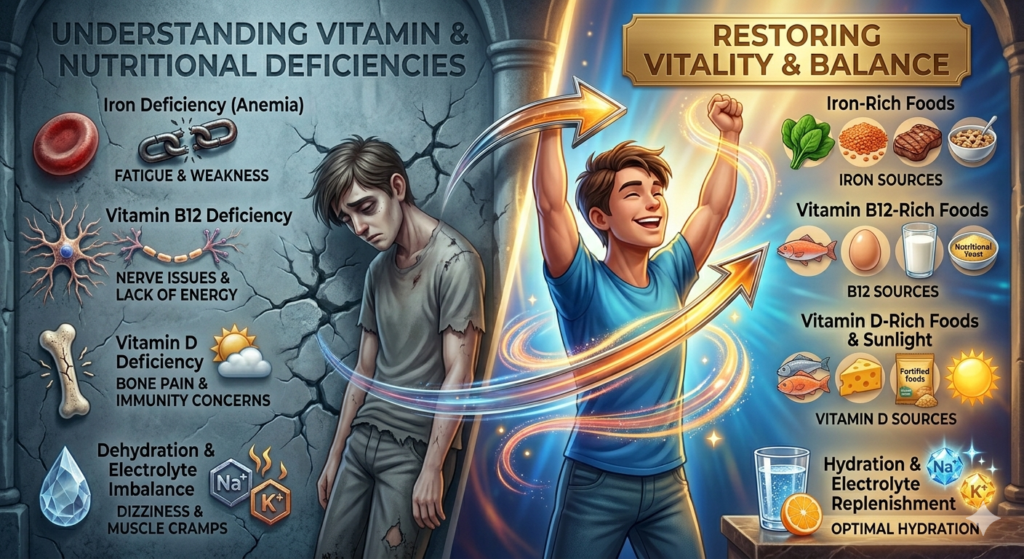 Vitamin Deficiency Weakness and Nutritional Disorders