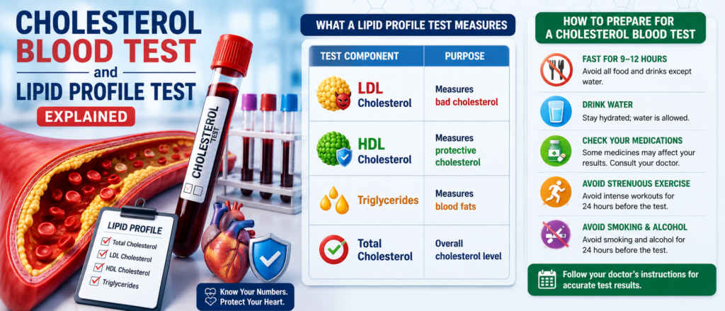 Cholesterol Blood Test and Lipid Profile Test Explained
