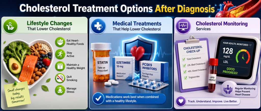 Cholesterol Treatment Options After Diagnosis