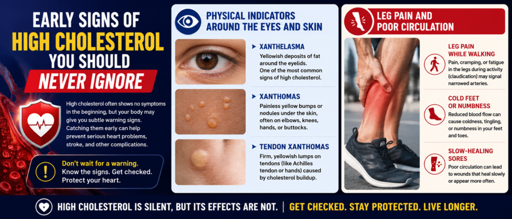 Early Signs of High Cholesterol You Should Never Ignore