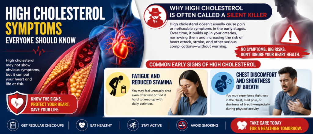 High Cholesterol Symptoms Everyone Should Know
