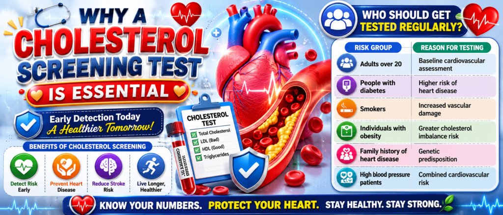 Why a Cholesterol Screening Test Is Essential