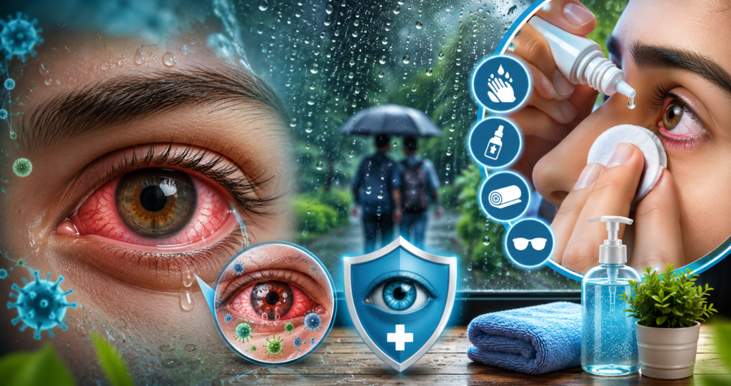 Conjunctivitis During Monsoon and Eye Hygiene