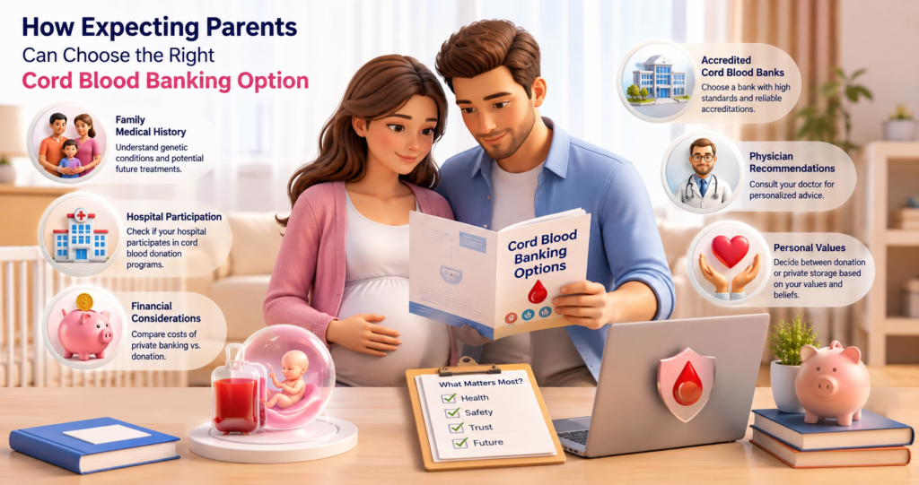 How Expecting Parents Can Choose the Right Cord Blood Banking Option