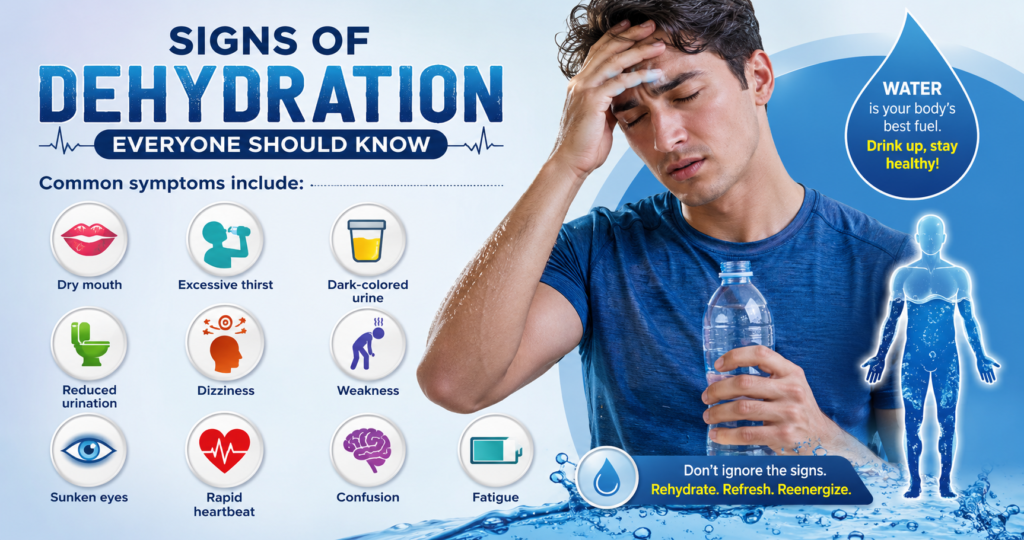 Signs of Dehydration Everyone Should Know