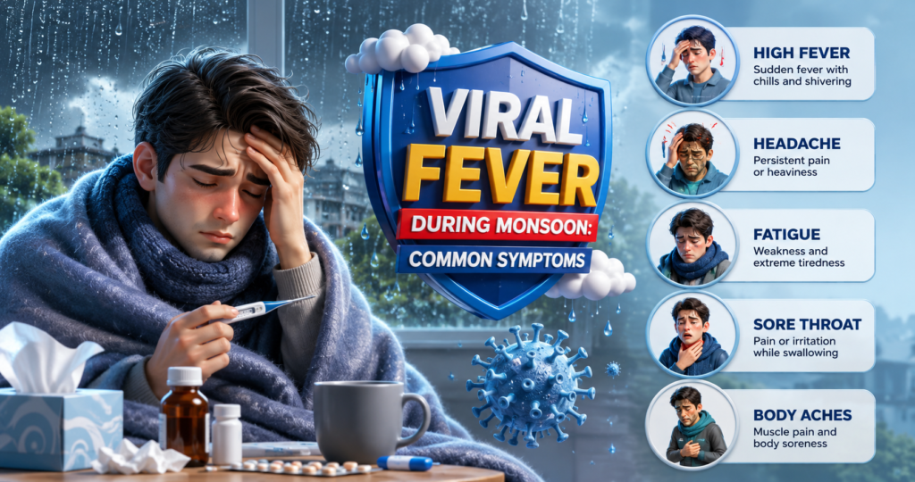 Viral Fever During Monsoon: Common Symptoms