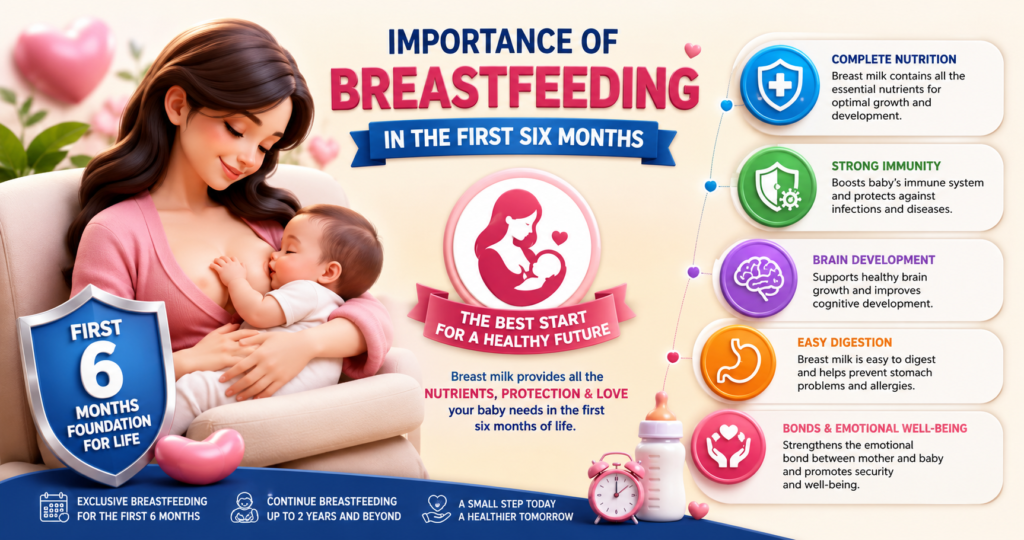 Importance of Breastfeeding in the First Six Months