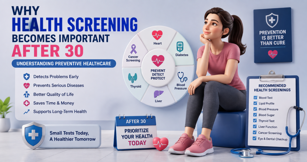 Why Health Screening Becomes Important After 30