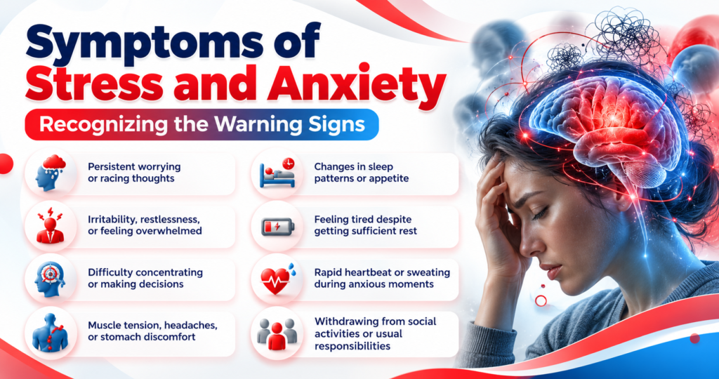 Symptoms of Stress and Anxiety